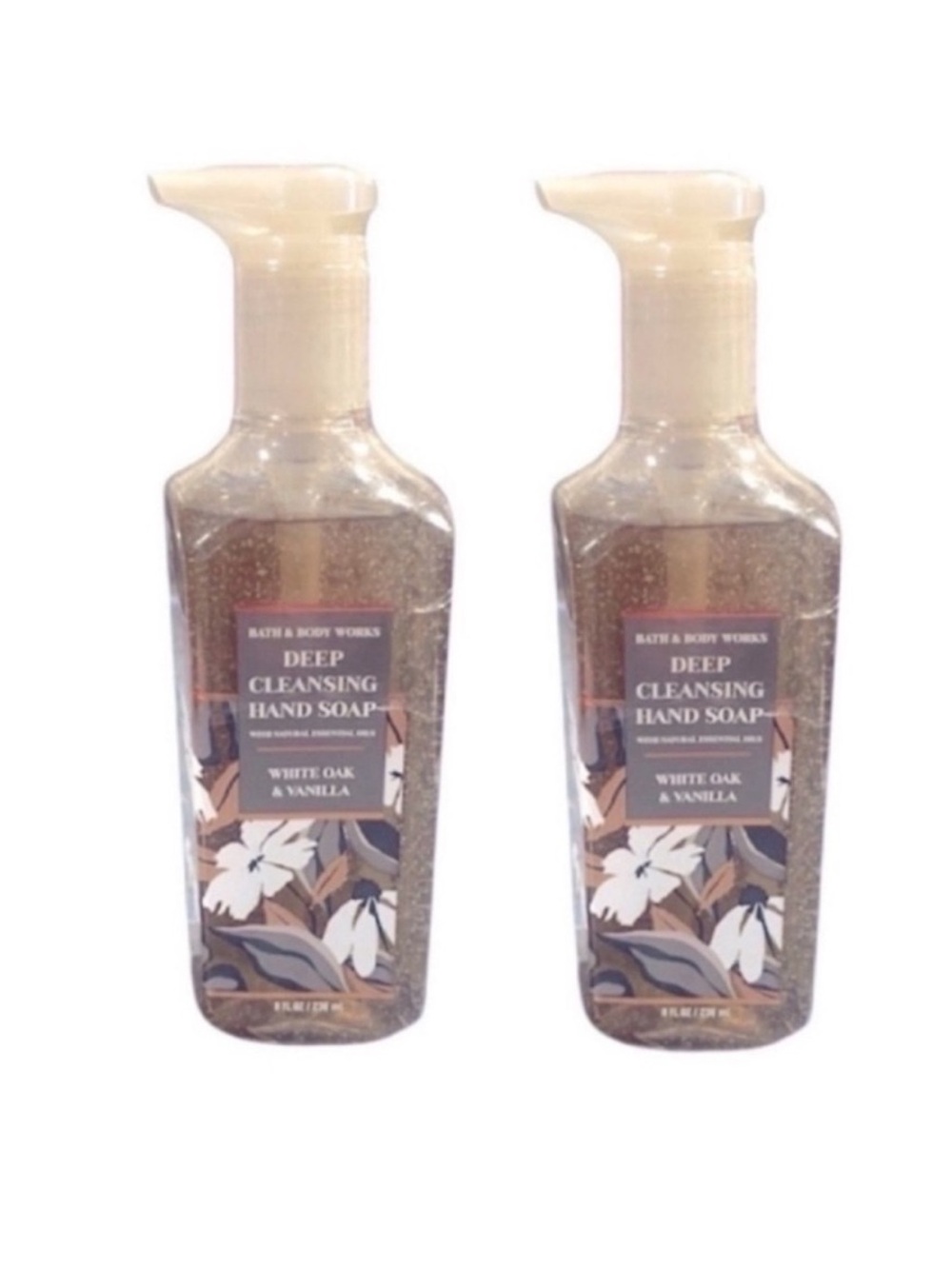 2 White Oak and Vanilla Hand Soap Deep Cleansing
